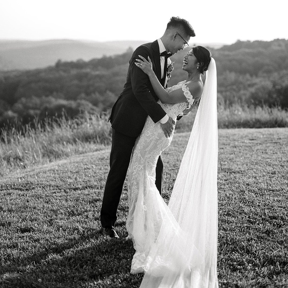 BHLDN Wtoo by Watters Bettina Strapless Corset All-Over Lace Wedding Gown - Picture 4 of 9